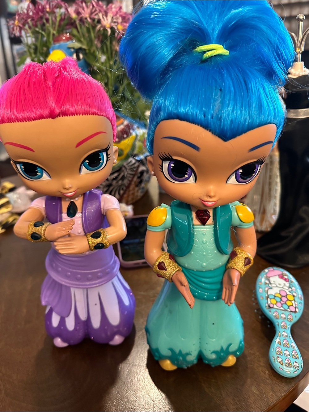 Fisher-Price Blue & Pink Genie Dolls Set